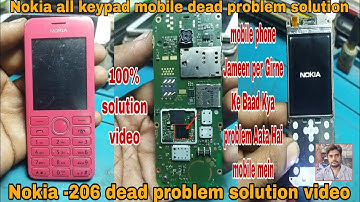 Nokia keypad mobile dead problem solution Nokia -206 dead solution#vikastech#mobilerepairing#nokia