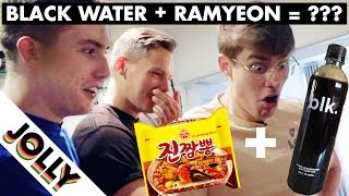 WHAT HAPPENS WHEN YOU COOK NOODLES IN BLACK WATER?!!