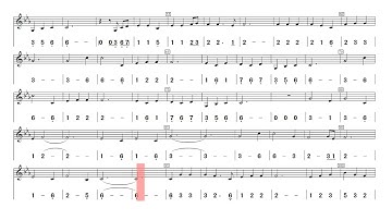 《Minor Triad》Hulusi Music Low E flat Key Sheet Music + Jianpu Number Notation