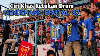 CIRI KHAS KETUKAN PERKUSI GENDERANG BRUTAL 87, POWER OF AREMANIA