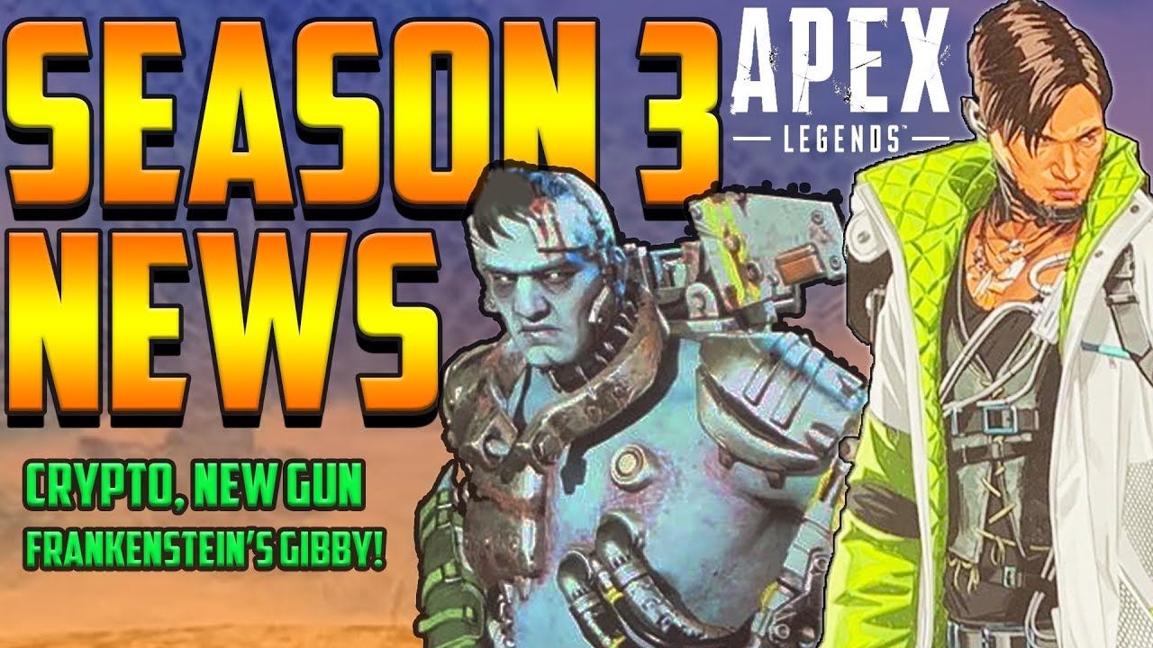 Apex Legends Season 3 News Charge Rifle Crypto Gibraltar Zombie Skin Halloween Theme Youtube