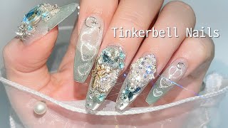 Glowing Tinkerbell Nails Tutorial🧚 Magnetic Nail Art ASMR by 쥬네일JOUNAIL 183,955 views 2 months ago 30 minutes