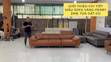 Giới Thiệu Chi Tiết Sofa PERRY 3 Lòng Ngồi Của Chị Liên Ở Thành Phố Hồ Chí Minh