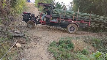 xe công nông anh hùng & đông xuân trở trúc lên dốc cua gấp dất nguy hiểm và cái kết