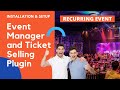 Recurring event addon by event manager and ticket selling plugin  magepeople