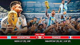 ARGENTINA vs FRANCIA 🏆 FINAL Qatar 2022 ⚽ RESUMEN y GOLES   PENALES ᴴᴰ