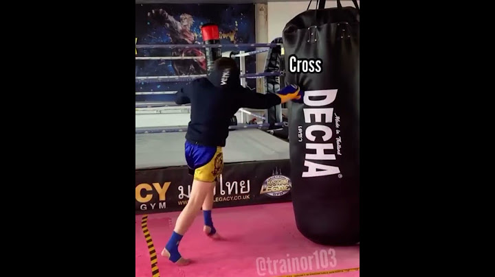 Advanced Muay Thai Combo Heavy bag training.