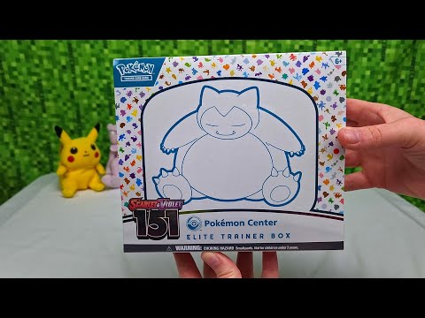 UNBOXING POKÉMON ELITE TRAINER BOX DO SNORLAX 151 COM KAREN