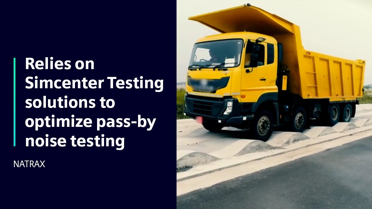 NATRAX | Relies on Simcenter Testing solutions to optimize pass-by noise testing | Simcenter