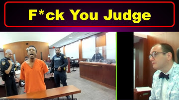 Defendant Tells Judge "F*ck You" Judge David Fleischer - Vikky