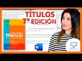 🟠 TÍTULOS y niveles de encabezado APA 7ma (séptima) edición en Word