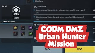 CODM DMZ Urban Hunter Mission Complete