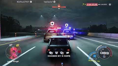 Charger and Raptor Double Takedown - NFS Unbound