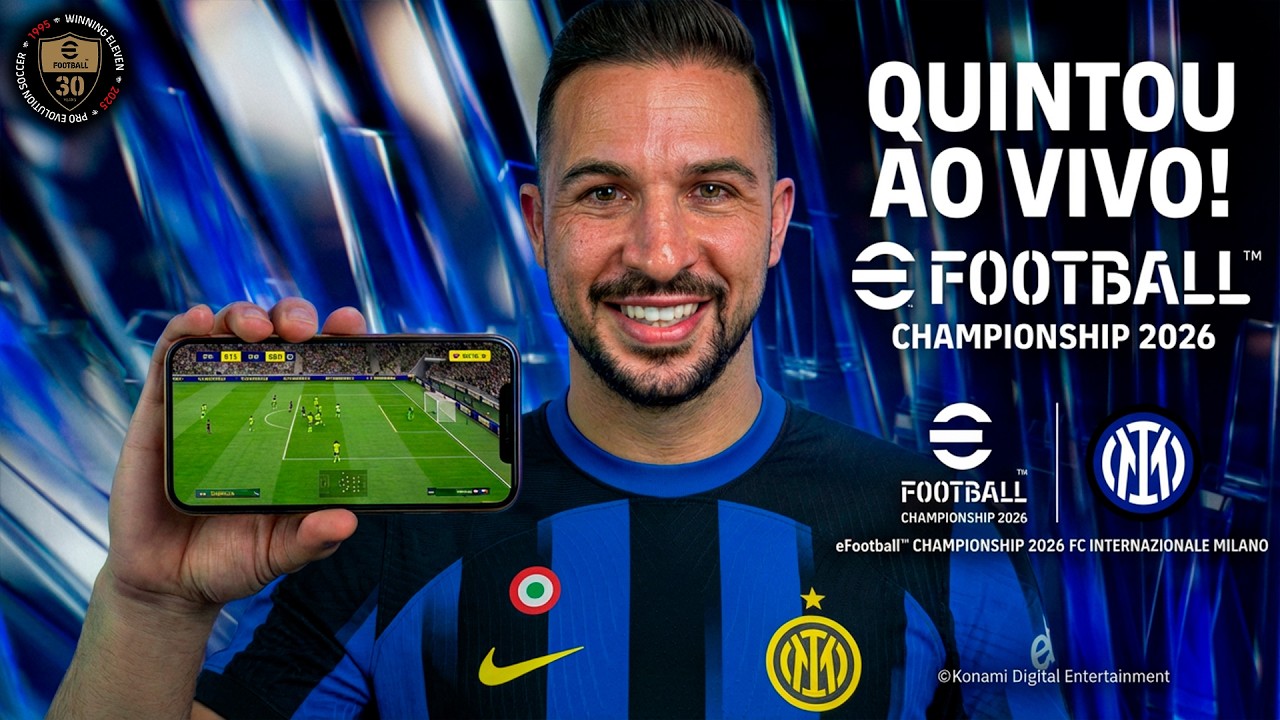 QUINTOU AO VIVO! 😱 EVENTO SEM IA INTER DE MILÃO CHAMPIONSHIP NO EFOOTBALL 2026 MOBILE