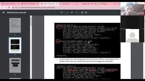 Video Praktikum 2 Jaringan Komputer 1 Linux Networking Part I