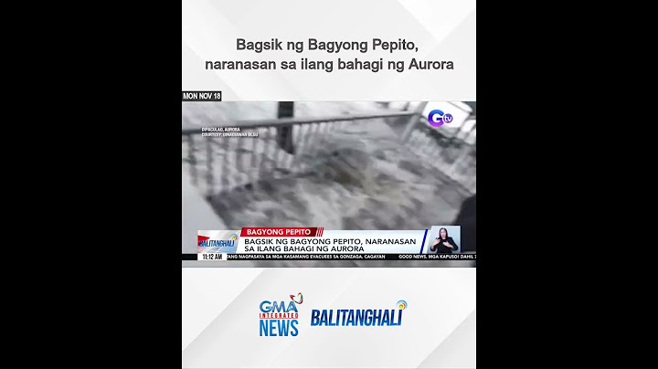 Bagsik ng Bagyong #PepitoPH, naranasan sa ilang bahagi ng Aurora | Balitanghali