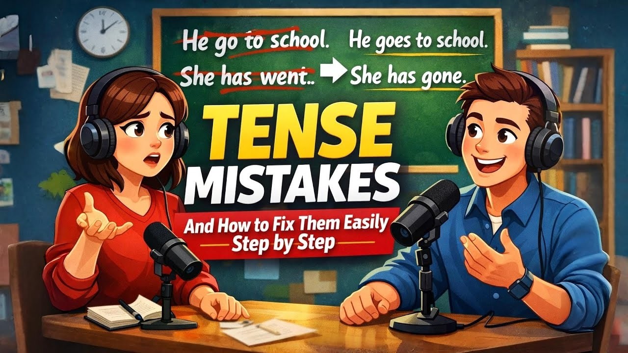 Tense Mistakes Students Make – And How to Fix Them Easily Step by Step (Full Beginner Guide)