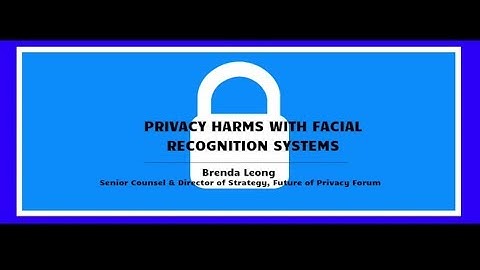 Privacy Harms with Facial Recognition