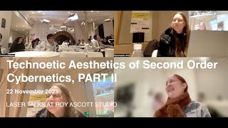 Claudia Westermann, Radical Constructivism - Radical Connectivism, Laser Talk at Roy Ascott Studio