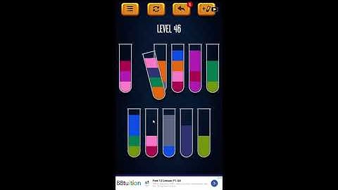 Water Sort Puzzle - Color Liquid Sorting Game Level 46 Solution