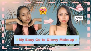 ✨My Easy Go-to Glowy Makeup Glam✨