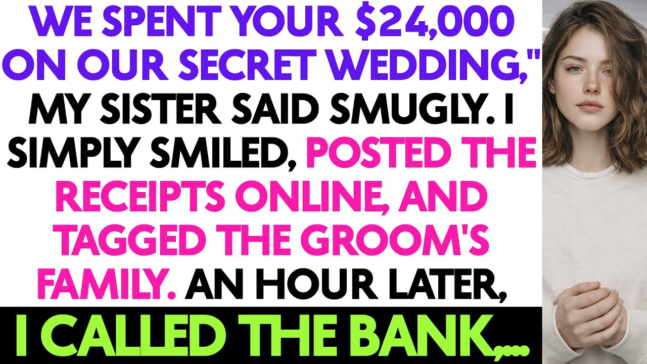 We Spent Your $24,000 On Our Secret Wedding,