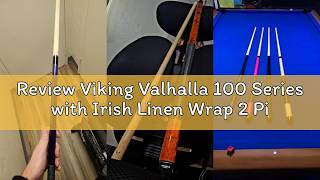 Review Viking Valhalla 100 Series with Irish Linen Wrap 2 Piece 58” Pool Cue Stick, Billiard Cue Sti