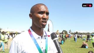 SIMBU AFUNGUKA MASHINDANO YA TULIA MARATHON MBEYA.