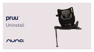 How to uninstall Nuna PRUU convertible car seat | Tutorial