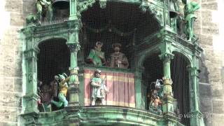 Glockenspiel München Marienplatz HD - Munich carillon HD