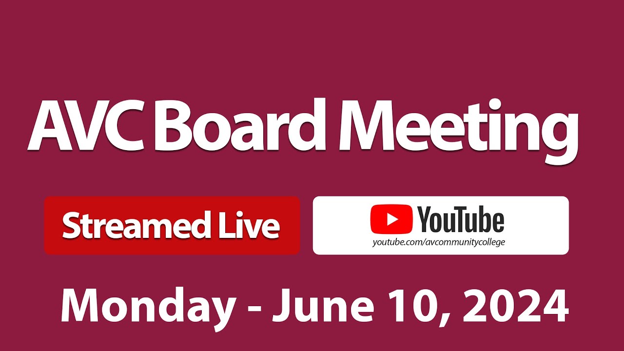 June 10, 2024 Board of Trustees - YouTube