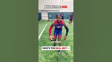 Who’s the REAL QB⁉️🤯🔥 #football #footballshorts #footballskills #quarterback #qb #viralvideo
