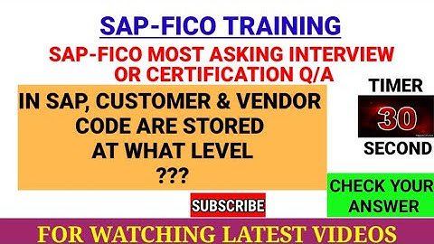 SAP-FICO MOST ASKING INTERVIEW QUESTION ANSWERS#SHORTS#YOUTUBESHORTS#SAPFICO#SAPERP#SAP #VIRALVIDEOS