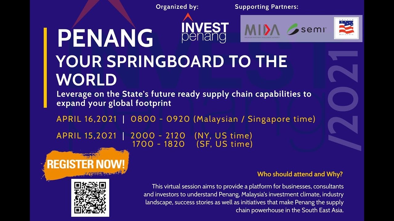 Penang US Webinar   Penang Your Springboard to the World