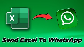 How To Send Excel File To WhatsApp Using Laptop | How to send excel table to whatsapp
