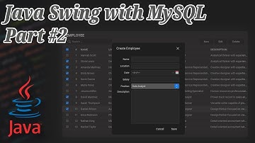 Java Swing and MySQL | Select, Insert, Delete, Update and Desing using FlatLaf - Part #2