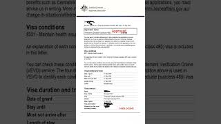 #485Visa #485VisaGrant#TemporaryGraduateVisa #Subclass485 #GraduateVisa #AustraliaVisa #VisaApproved