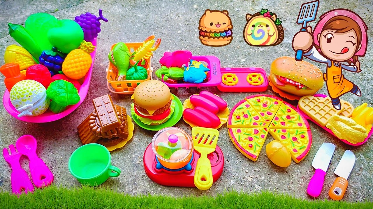 Mencari mainan anak-anak perempuan | Mainan masak-masakan | Buah buahan | Mainan anak