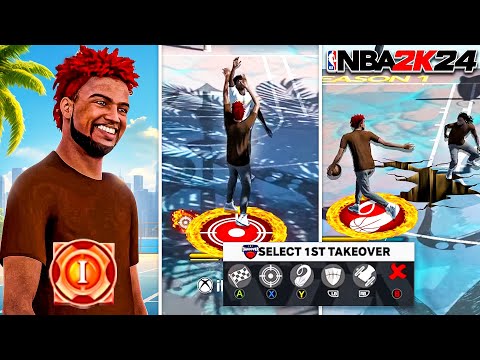 My 1st NBA2K24 PARK GAMES WERE CRAZY! My ISO DEMI-G0D is UNGUARDABLE!