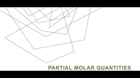 Introduction to Partial Molar Quantities