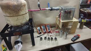 Tesla Turbine Cold Steam Testing Medium Rpm Low Temperature 61280 Rpm