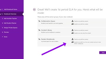 How to Create a One Note Class Notebook