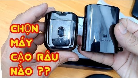 SO SÁNH 2 MÁY CẠO RÂU ENCHEN MINI6 VÀ K8