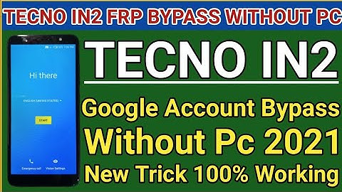 Techno In2 Frp Bypass 2021 New Trick By Om Mobile Repair