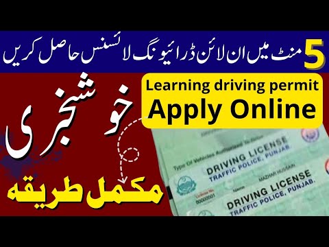How to apply driving license online 