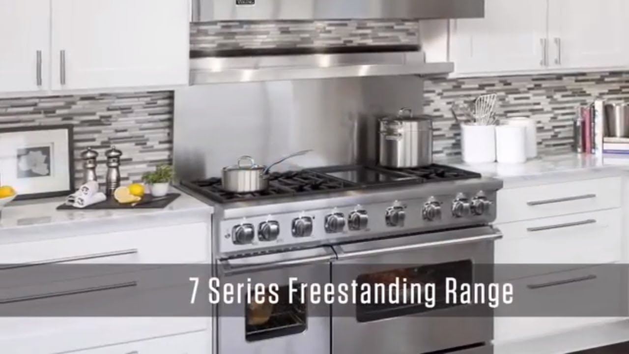 Viking Professional 7 Series Dual Fuel Freestanding Range YouTube