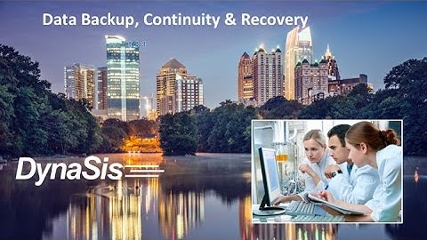 Data Backup, Continuity and Recovery