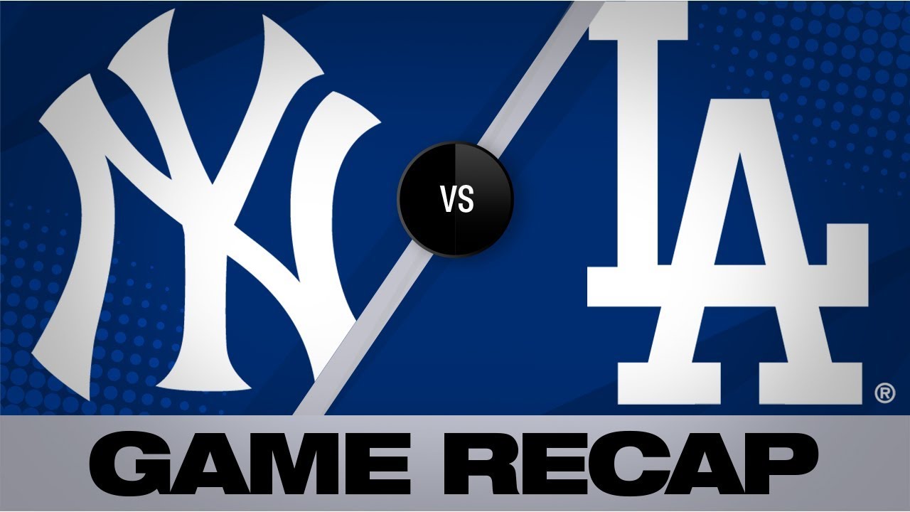 Gregorius Grand Slam 2 Homers Lead Yankees Yankees Dodgers Game Highlights 82319