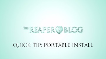 Quick Tip Portable Install