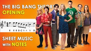 The Big Bang Theory - Opening Theme | Sheet Music with Easy Notes for Recorder, Violin Beginners screenshot 3